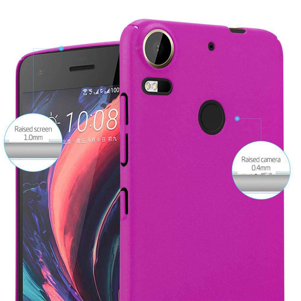 Cadorabo Schutzhülle für HTC Desire 10 PRO Hülle in Pink Etui Hard Case Handyhülle Cover