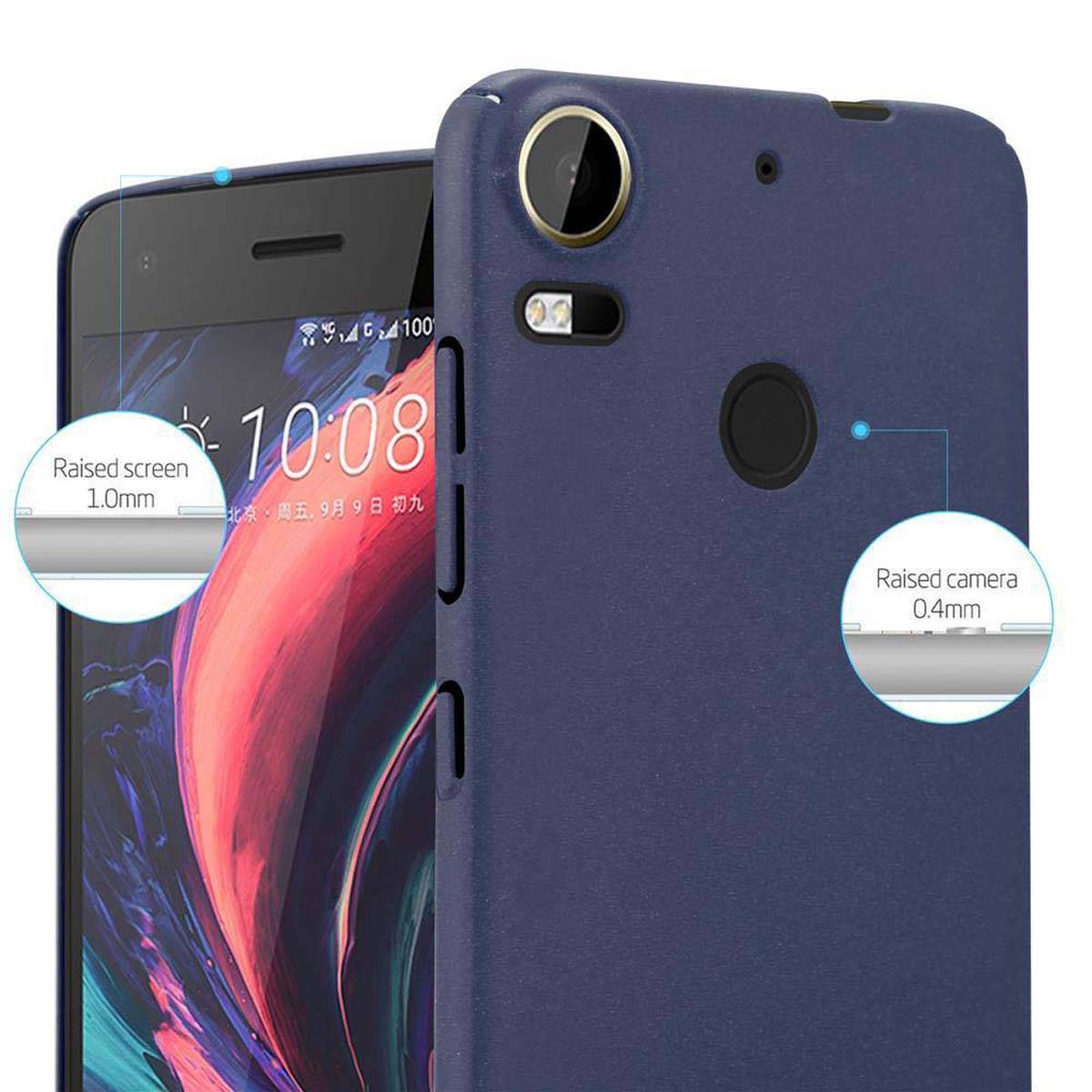 Cadorabo Schutzhülle für HTC Desire 10 PRO Hülle in Blau Etui Hard Case Handyhülle Cover