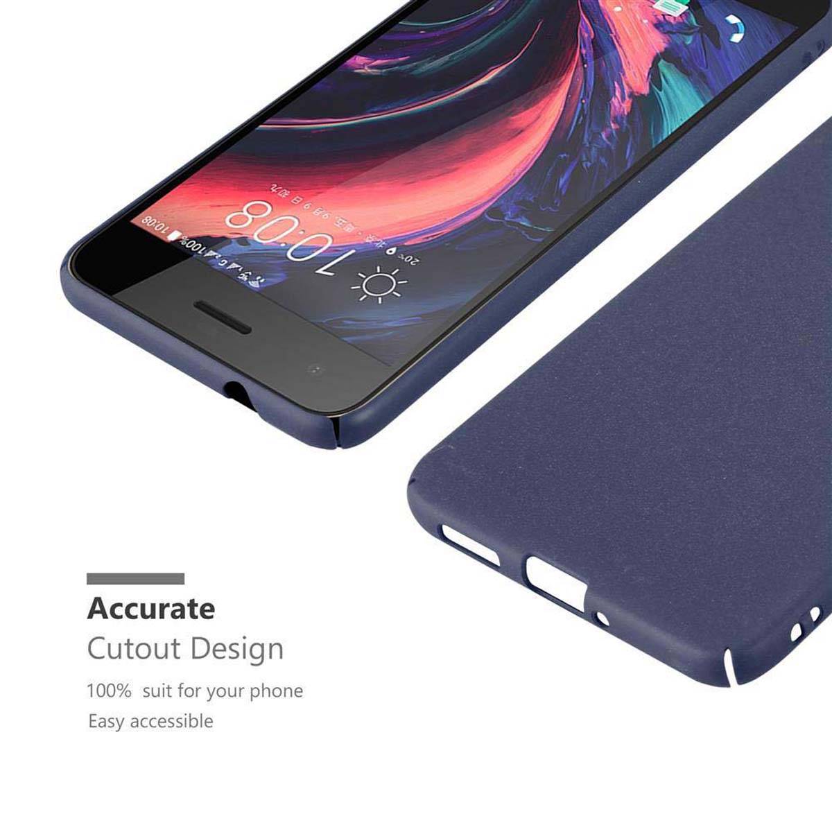 Cadorabo Schutzhülle für HTC Desire 10 PRO Hülle in Blau Etui Hard Case Handyhülle Cover
