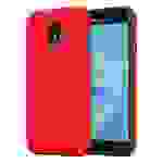 Cadorabo Schutzhülle für Samsung Galaxy J5 2017 Hülle in Rot Outdoor Etui Hybrid Handyhülle extra Grip Anti Rutsch