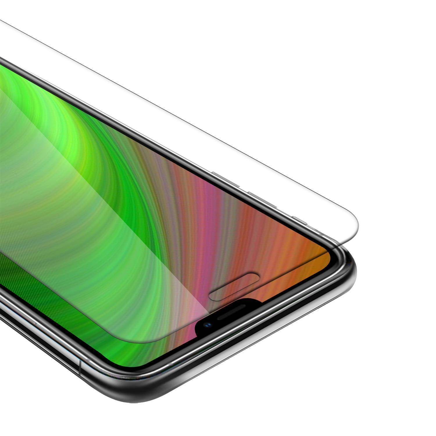 Cadorabo Panzer Folie für Apple iPhone 12 Mini (5,4" Zoll) Schutzfolie in natur Gehärtetes Tempered Display-Schutzglas