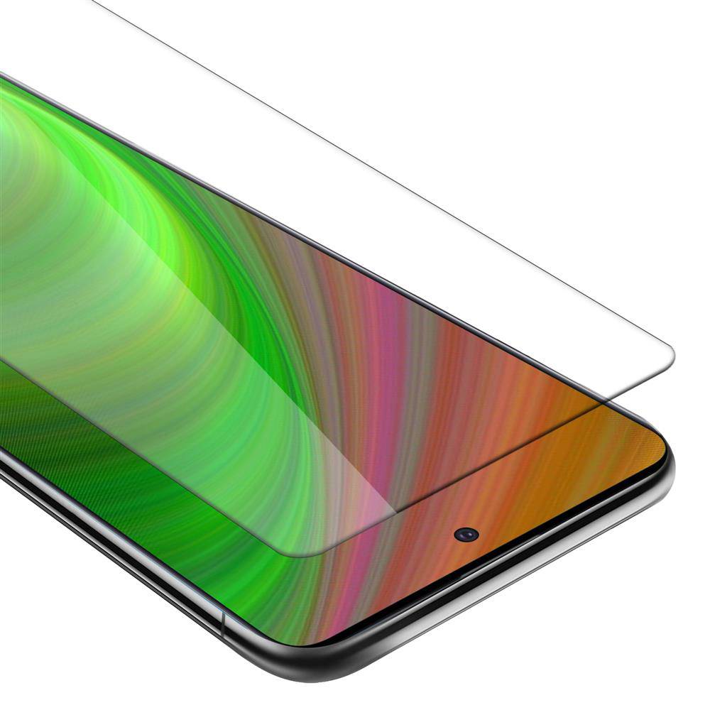 Cadorabo Panzer Folie für Samsung Galaxy A51 Schutzfolie in Transparent Gehärtetes Tempered Display-Schutzglas