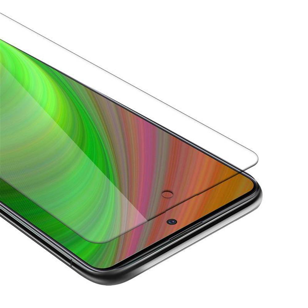 Cadorabo Panzer Folie für Samsung Galaxy A51 5G Schutzfolie in Weiß Gehärtetes Tempered Display-Schutzglas