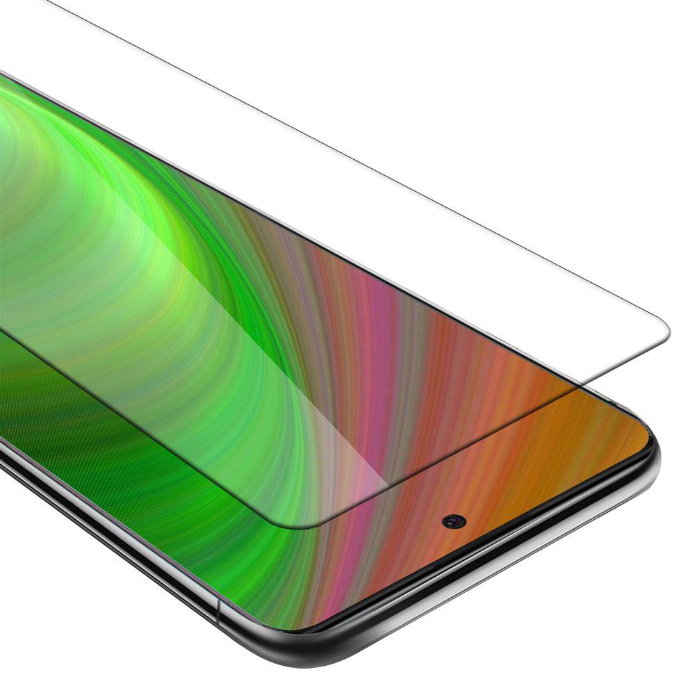 Cadorabo Panzer Folie für Samsung Galaxy A91 Schutzfolie in Transparent Gehärtetes Tempered Display-Schutzglas