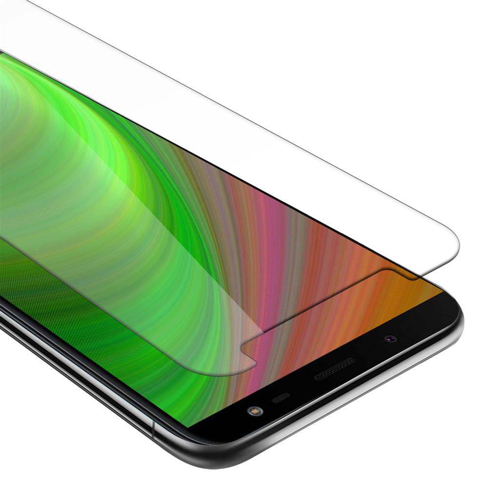 Cadorabo Panzer Folie für Samsung Galaxy J6 2018 Schutzfolie in Transparent Gehärtetes Tempered Display-Schutzglas