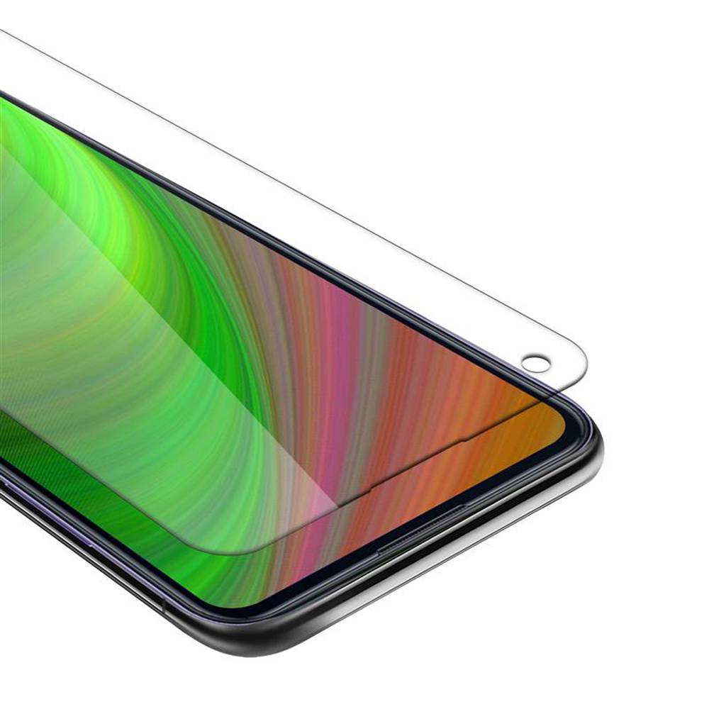 Cadorabo Panzer Folie für Samsung Galaxy M11 Schutzfolie in Weiß Gehärtetes Tempered Display-Schutzglas