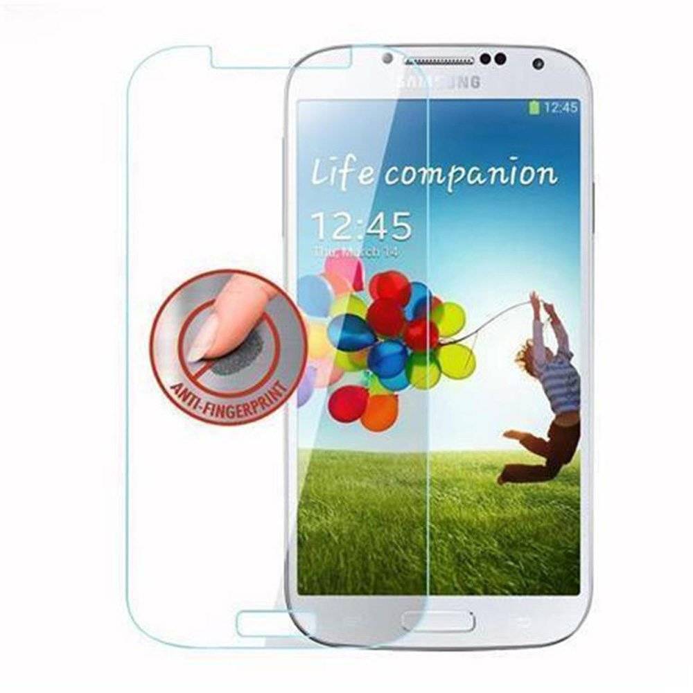 Cadorabo Panzer Folie für Samsung Galaxy S4 - Schutzfolie in KRISTALL KLAR - Gehärtetes (Tempered) Display-Schutzglas in 9H Härte mit 3D Touch Komp