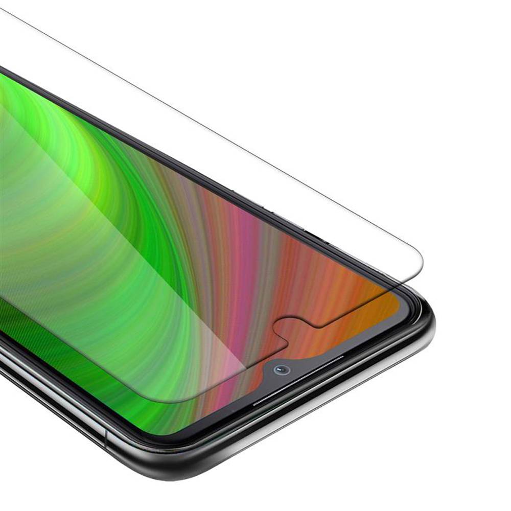 Cadorabo Panzer Folie für LG KQ51 Schutzfolie in Weiß Gehärtetes Tempered Display-Schutzglas