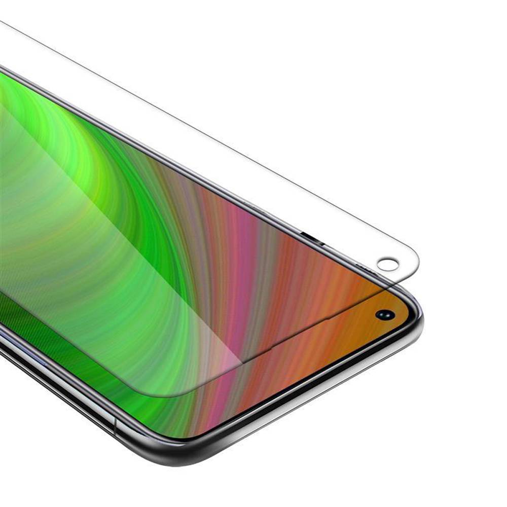 Cadorabo Panzer Folie für Huawei Nova 7 5G Schutzfolie in Weiß Gehärtetes Tempered Display-Schutzglas