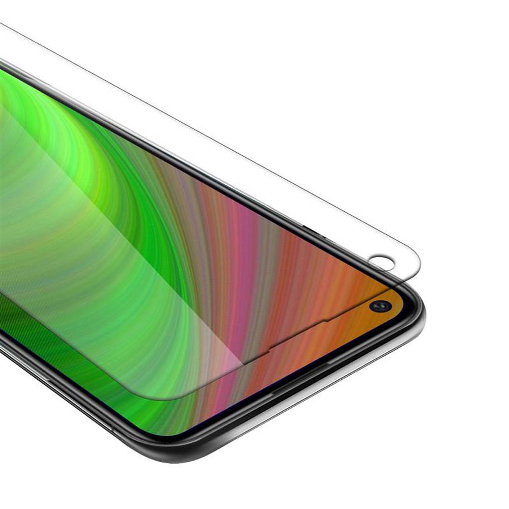 Cadorabo Panzer Folie für Huawei P40 lite E Schutzfolie in Weiß Gehärtetes Tempered Display-Schutzglas