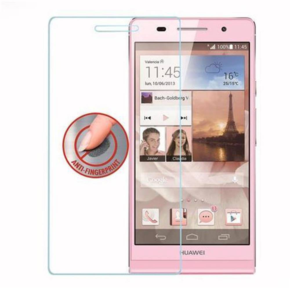 Cadorabo Panzer Folie für Huawei P6 Schutzfolie in Transparent Gehärtetes Tempered Display-Schutzglas