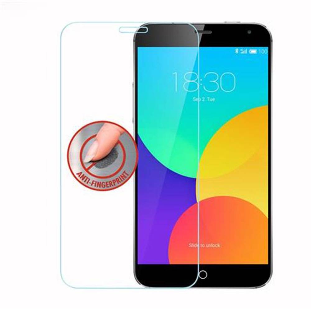 Cadorabo Panzer Folie für MEIZU MX 4 Schutzfolie in Transparent Gehärtetes Tempered Display-Schutzglas