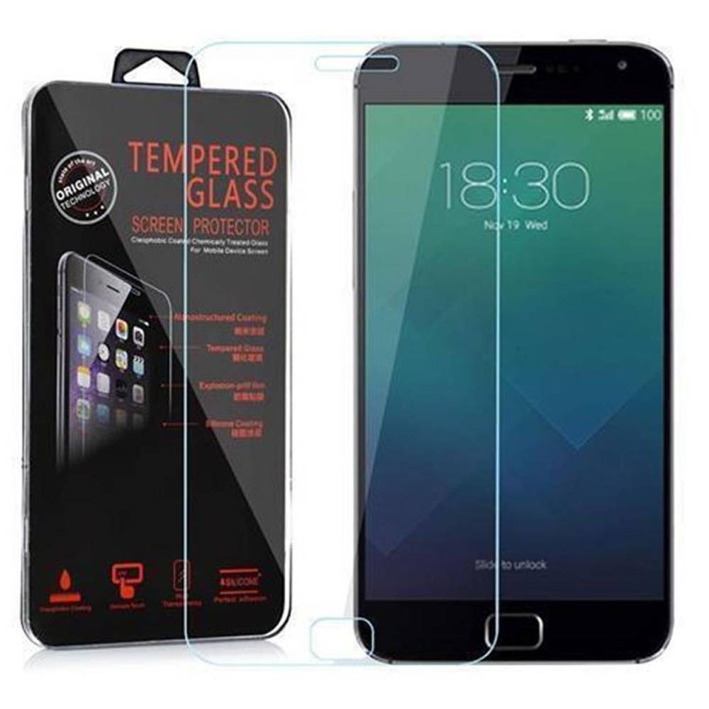 Cadorabo Panzer Folie für MEIZU MX 4 PRO Schutzfolie in Transparent Gehärtetes Tempered Display-Schutzglas