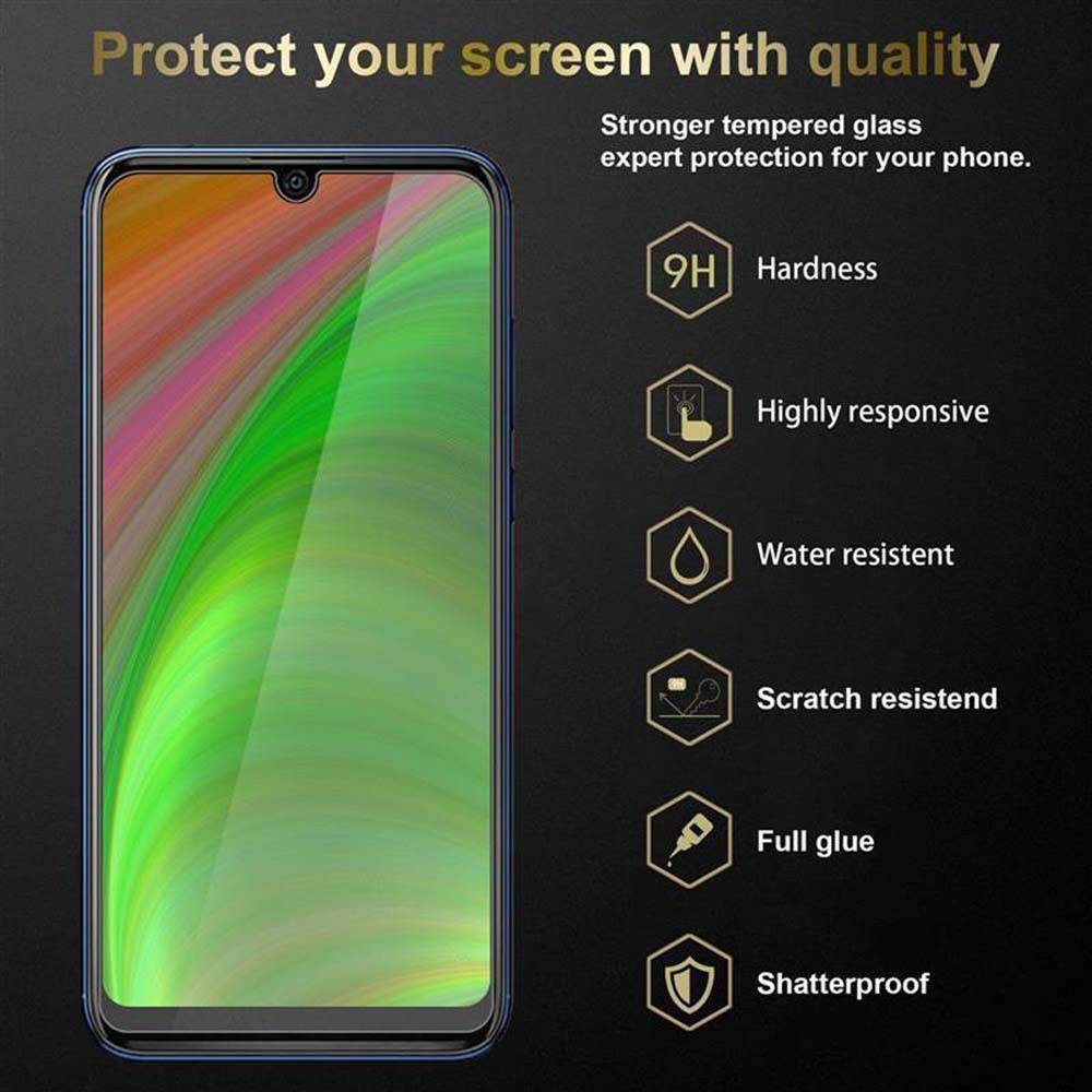 Cadorabo Panzer Folie für WIKO VIEW 3 Schutzfolie in Transparent Gehärtetes Tempered Display-Schutzglas