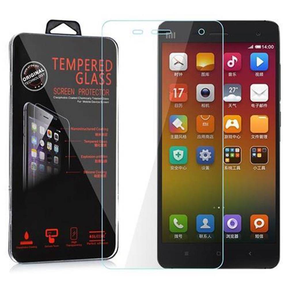 Cadorabo Panzer Folie für Xiaomi 4 Schutzfolie in Transparent Gehärtetes Tempered Display-Schutzglas
