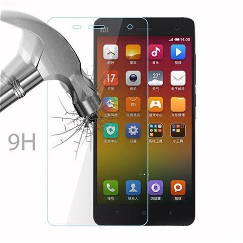 Cadorabo Panzer Folie für Xiaomi 4 Schutzfolie in Transparent Gehärtetes Tempered Display-Schutzglas