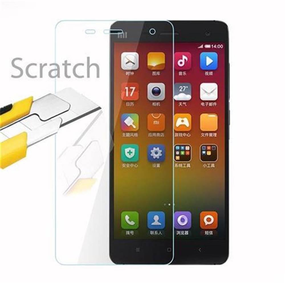 Cadorabo Panzer Folie für Xiaomi 4 Schutzfolie in Transparent Gehärtetes Tempered Display-Schutzglas
