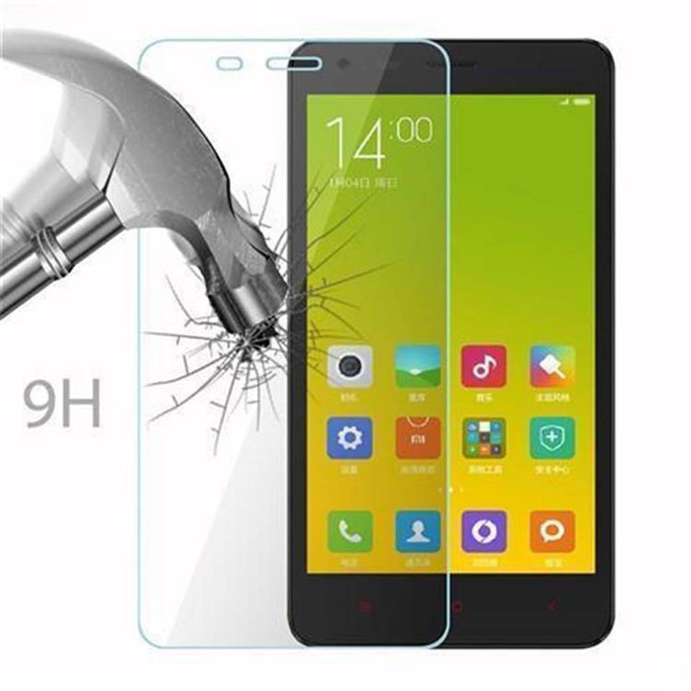 Cadorabo Panzer Folie für Xiaomi RedMi 2A Schutzfolie in Transparent Gehärtetes Tempered Display-Schutzglas