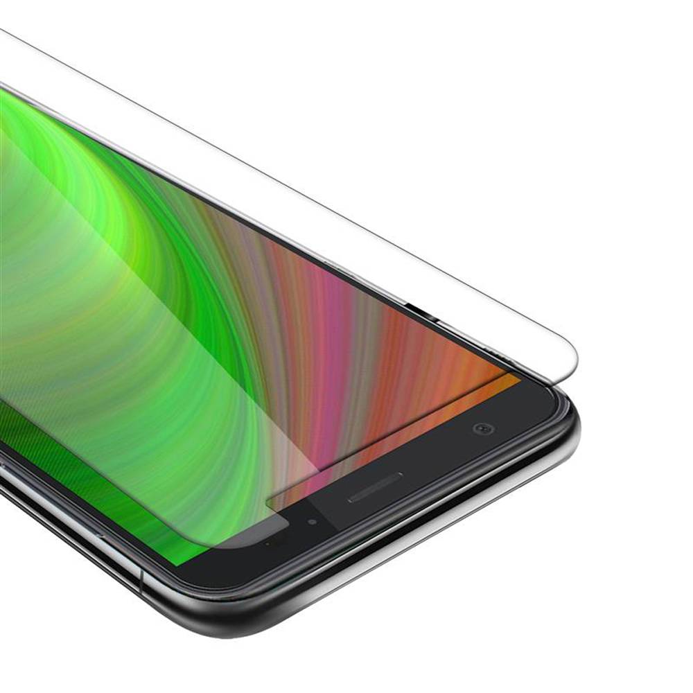 Cadorabo Panzer Folie für ZTE Blade A5 2019 Schutzfolie in Transparent Gehärtetes Tempered Display-Schutzglas