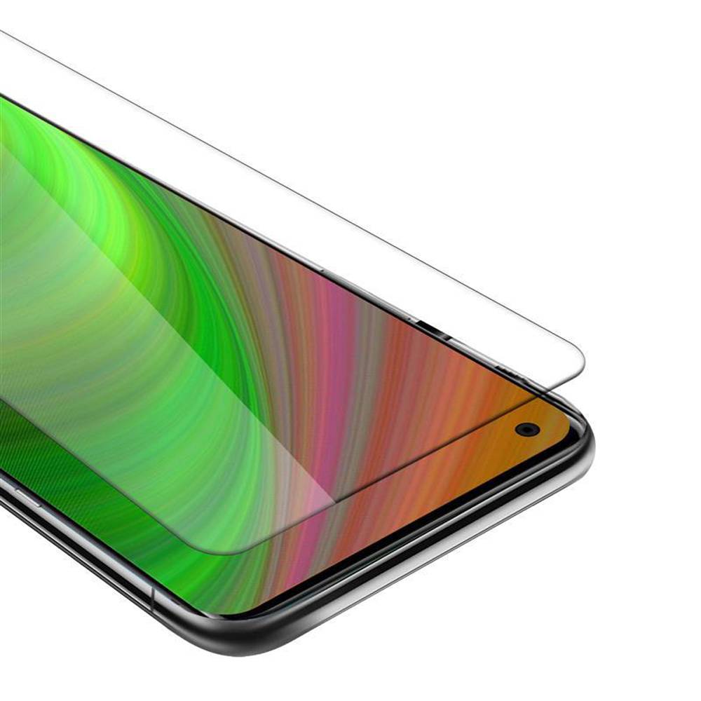 Cadorabo Panzer Folie für Oneplus 8 Schutzfolie in Weiß Gehärtetes Tempered Display-Schutzglas