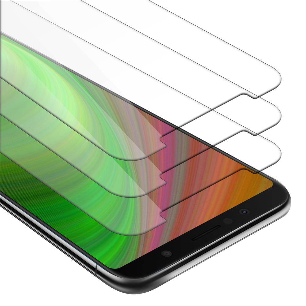 Cadorabo 3x Panzer Folie für Asus ZenFone MAX PRO M1 Schutzfolie in Transparent Folie Tempered Display-Schutzglas