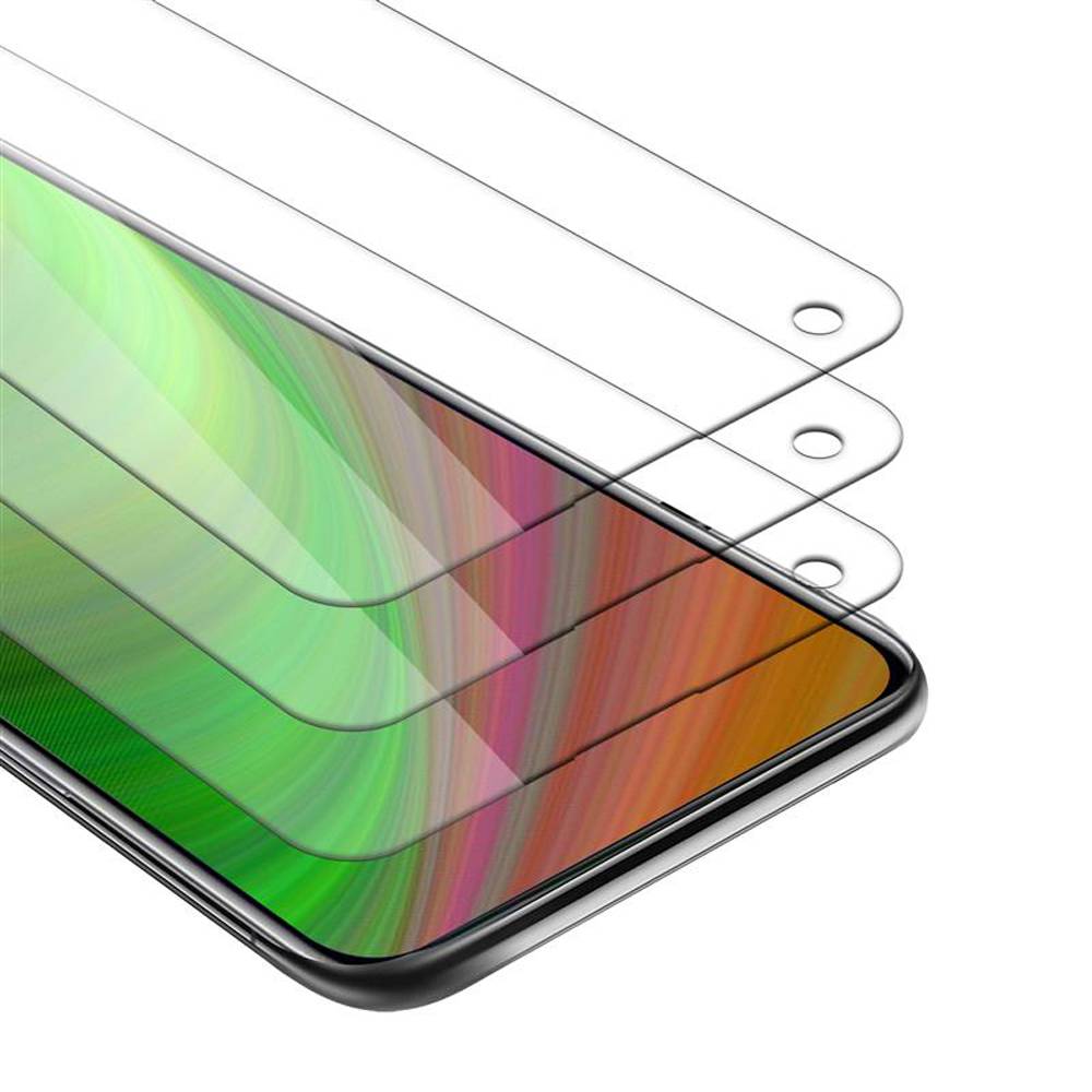 Cadorabo 3x Panzer Folie für Honor 30 Schutzfolie in Weiß Folie Tempered Display-Schutzglas