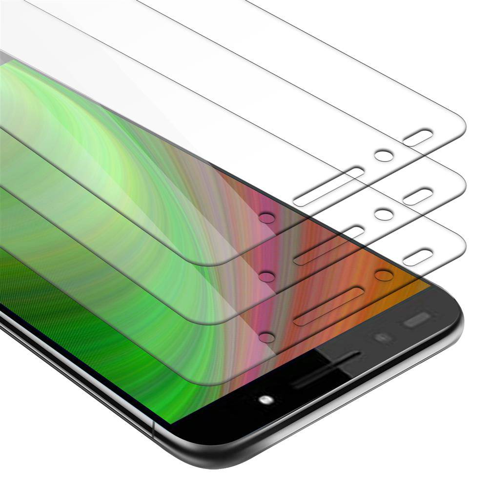 Cadorabo 3x Panzer Folie für Honor 7 Schutzfolie in Transparent Folie Tempered Display-Schutzglas