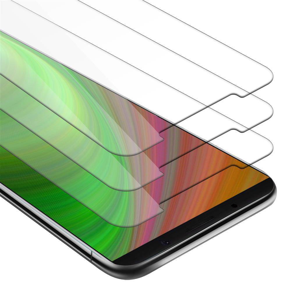 Cadorabo 3x Panzer Folie für Huawei MATE 10 Schutzfolie in Transparent Folie Tempered Display-Schutzglas