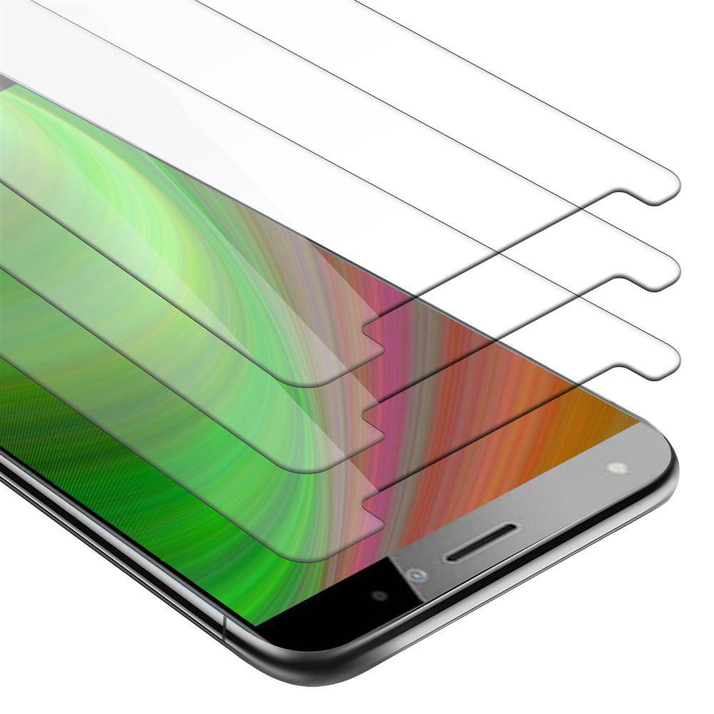 Cadorabo 3x Panzer Folie für Huawei MATE S Schutzfolie in Transparent Folie Tempered Display-Schutzglas