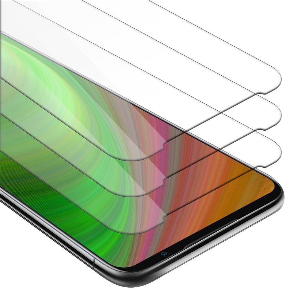 Cadorabo 3x Panzer Folie für MEIZU 16S Schutzfolie in Transparent Folie Tempered Display-Schutzglas