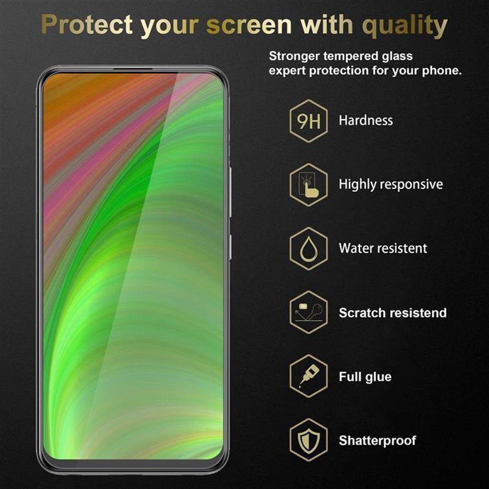 Cadorabo 3x Panzer Folie für Vivo 15 Schutzfolie in Transparent Folie Tempered Display-Schutzglas