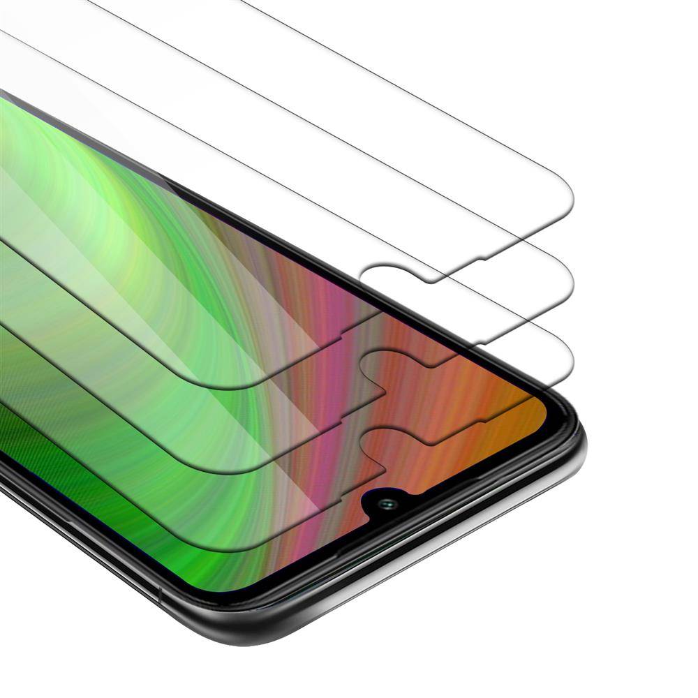 Cadorabo 3x Panzer Folie für Xiaomi Mi 7 Schutzfolie in Transparent Folie Tempered Display-Schutzglas