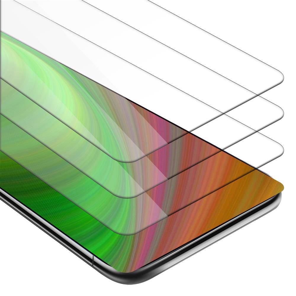 Cadorabo 3x Panzer Folie für Xiaomi MIX 2S Schutzfolie in Transparent Folie Tempered Display-Schutzglas