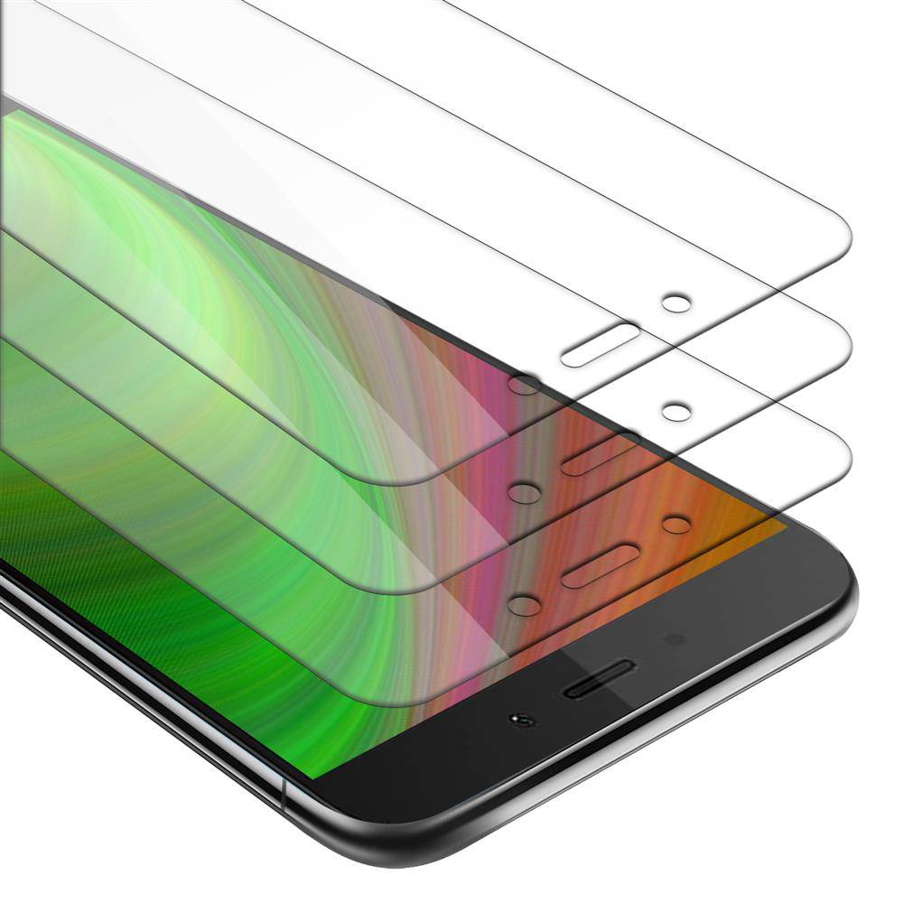 Cadorabo 3x Panzer Folie für Xiaomi RedMi NOTE 4 Schutzfolie in Transparent Folie Tempered Display-Schutzglas