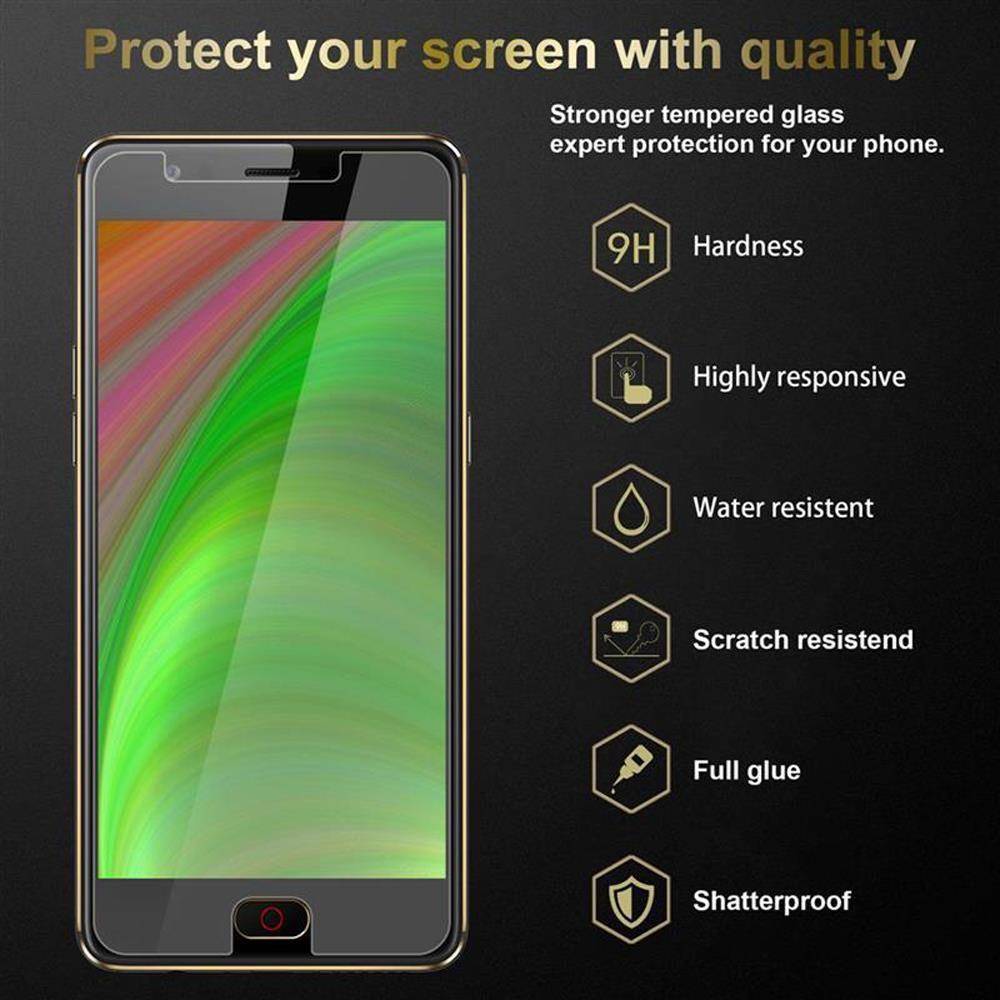 Cadorabo 3x Panzer Folie für ZTE Nubia M2 Schutzfolie in Transparent Folie Tempered Display-Schutzglas