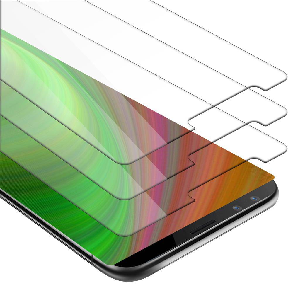 Cadorabo 3x Panzer Folie für ZTE Nubia Z17S Schutzfolie in Transparent Folie Tempered Display-Schutzglas