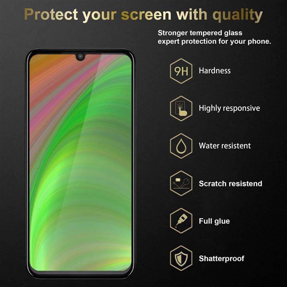 Cadorabo 3x Panzer Folie für Motorola ONE Zoom Schutzfolie in Transparent Folie Tempered Display-Schutzglas