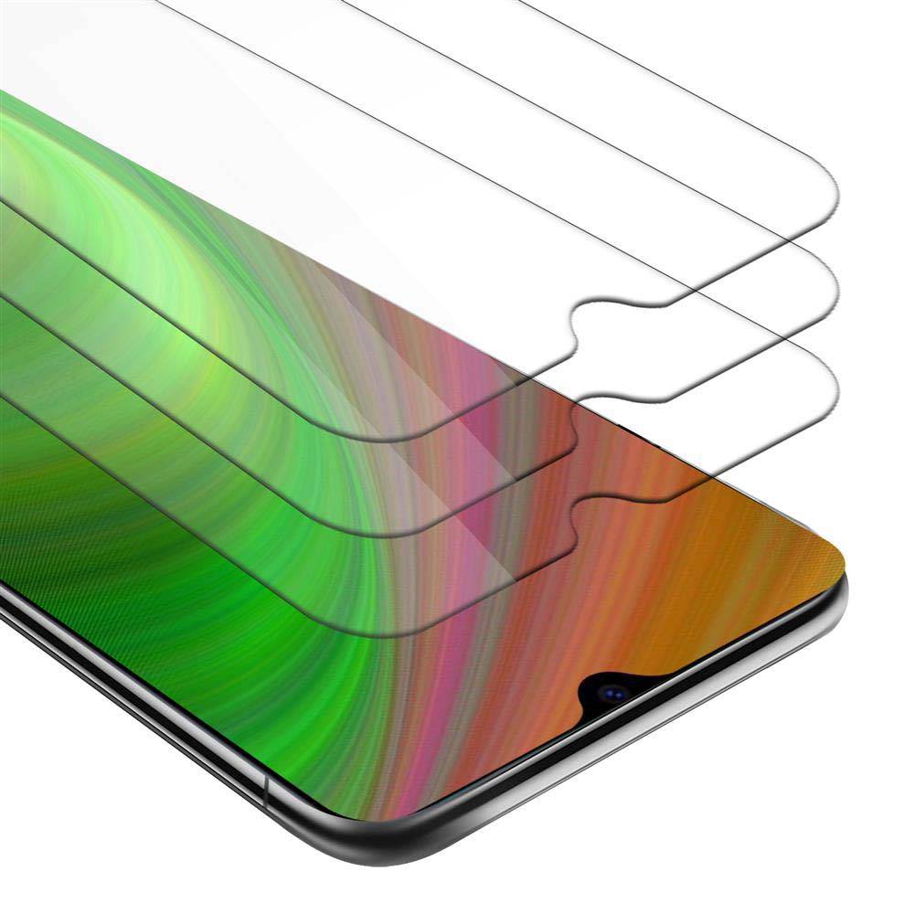 Cadorabo 3x Panzer Folie für Xiaomi Mi CC9 Schutzfolie in Transparent Folie Tempered Display-Schutzglas