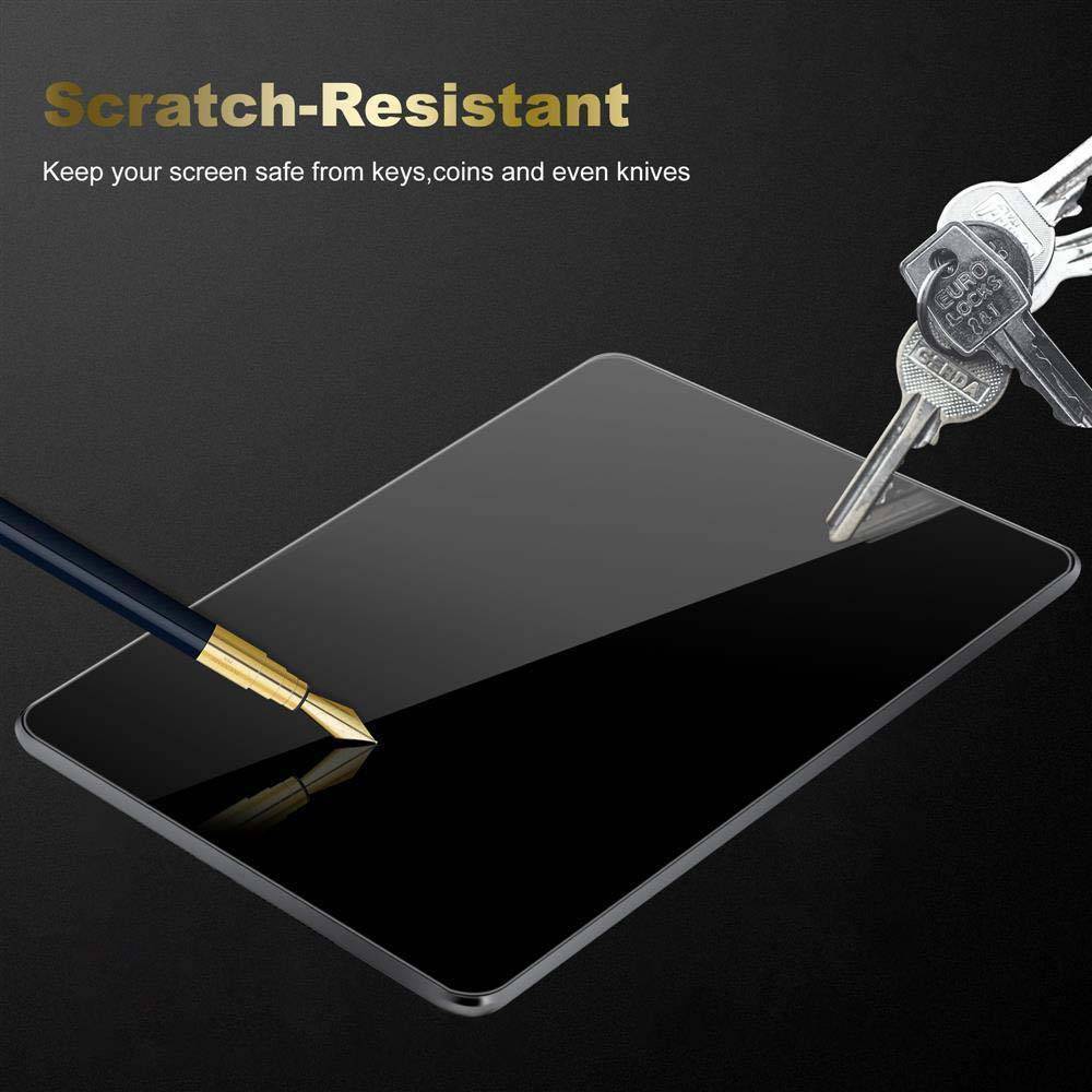 Cadorabo 3x Panzer Folie für Apple iPad Pro 12.9 2018 in Transparent Tablet Schutzfolie Tempered Display-Schutzglas