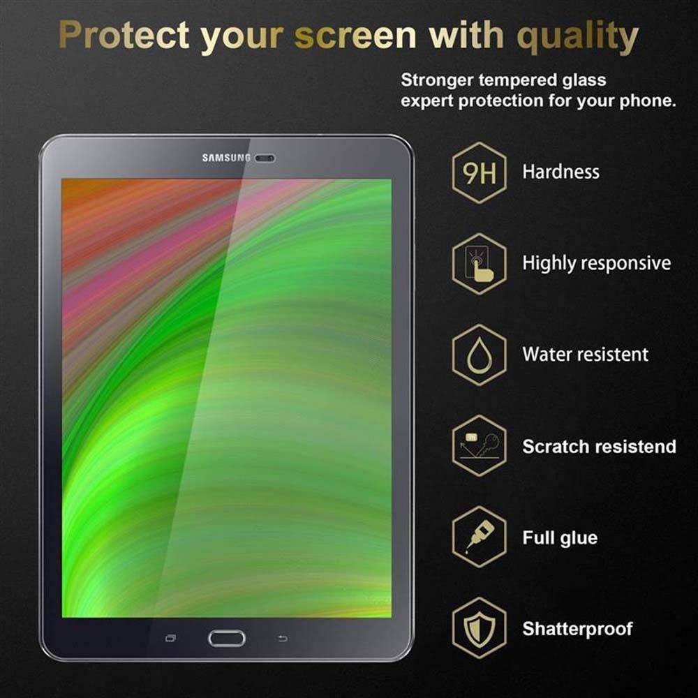 Cadorabo 3x Panzer Folie für Samsung Galaxy Tab S2 (9.7" Zoll) SM-T815N / T813N / T819N in Transparent Tablet