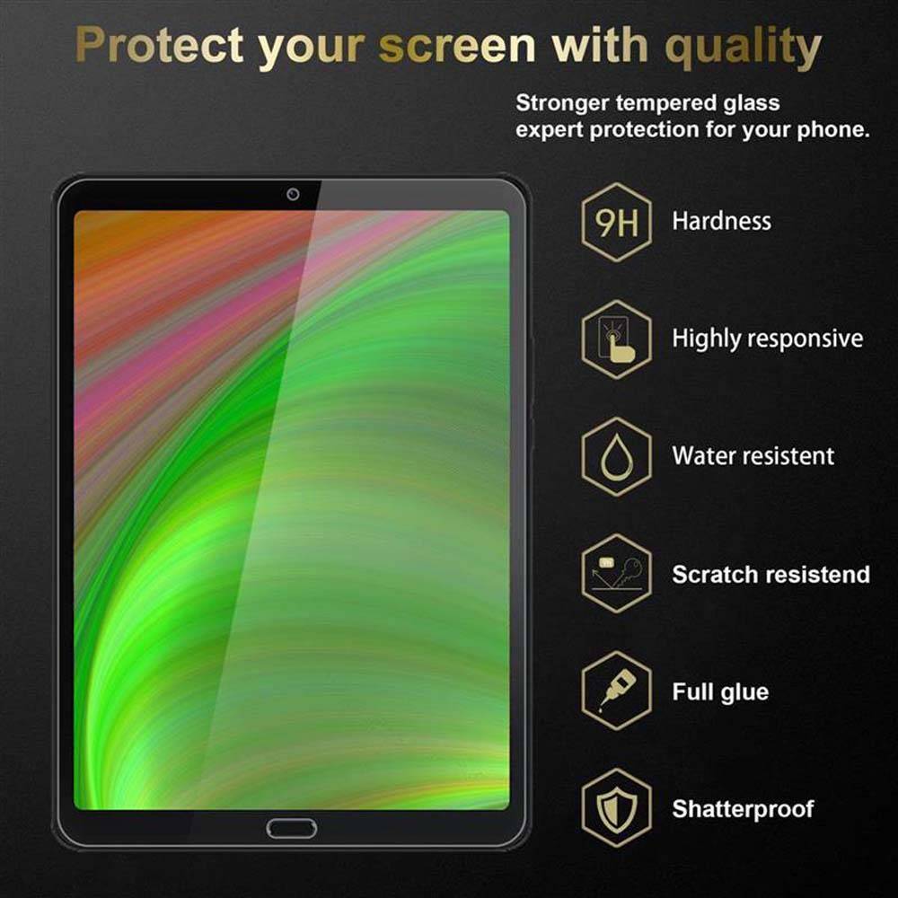 Cadorabo 3x Panzer Folie für Xiaomi Mi Pad 4 PLUS (10.1" Zoll) in Transparent Tablet Schutzfolie Tempered