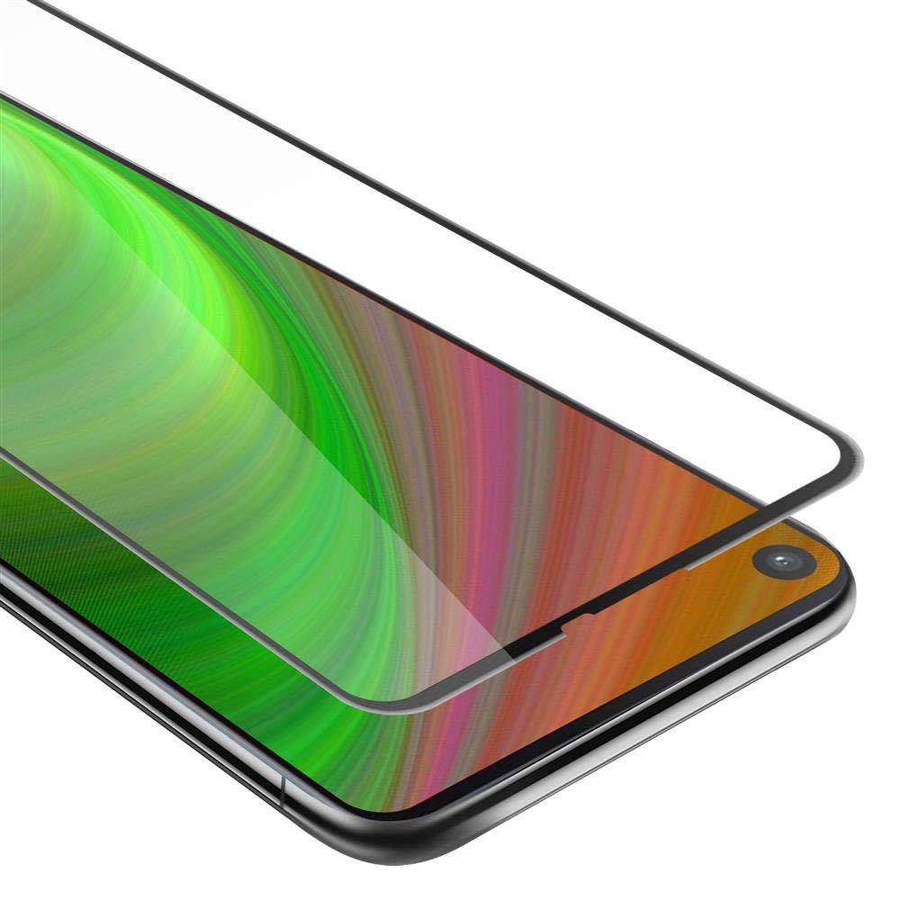 Cadorabo Panzerfolie für Samsung Galaxy A9 PRO 2019 Schutzfolie in Schwarz Vollbild Folie Tempered Display Schutzglas