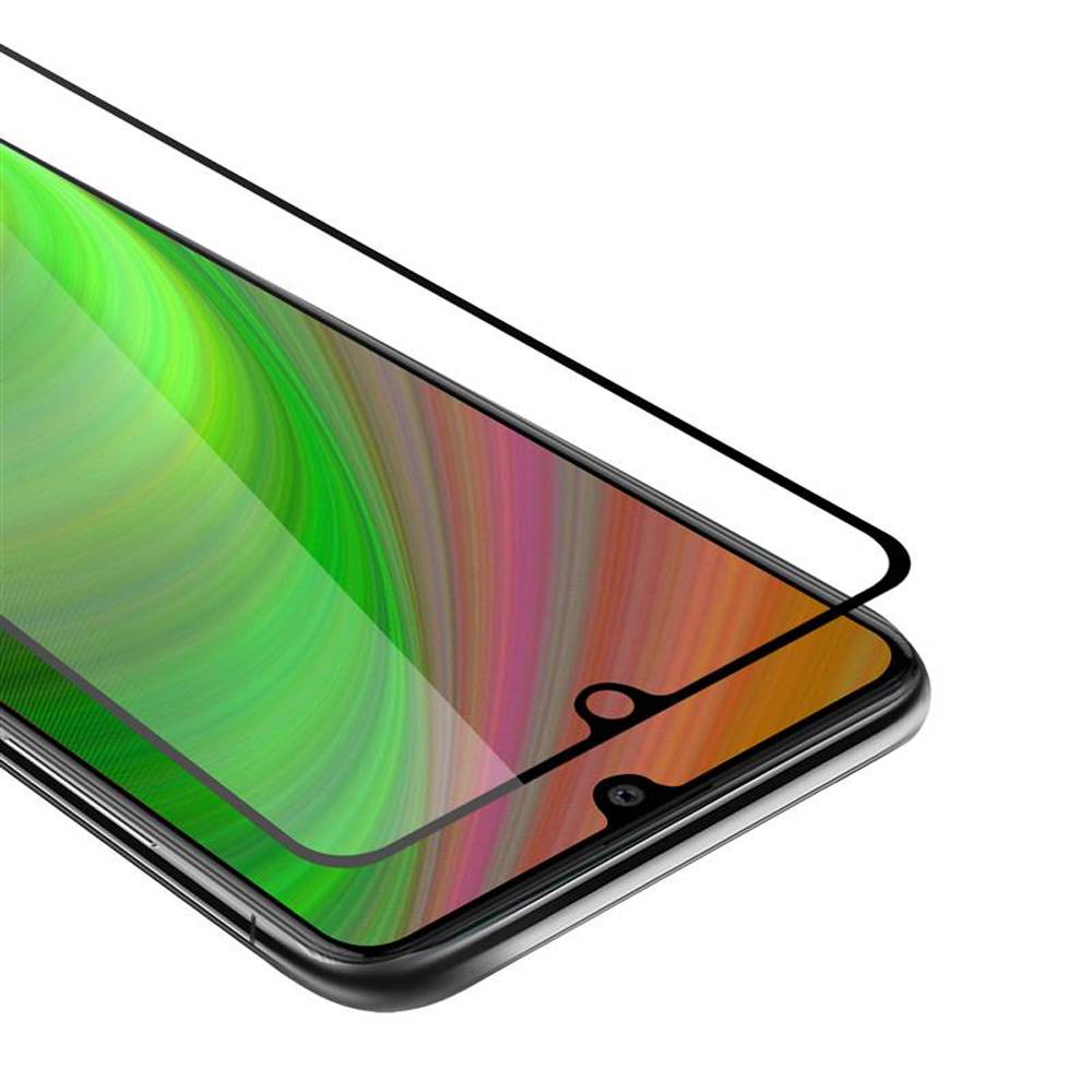 Cadorabo Panzerfolie für Samsung Galaxy A41 Schutzfolie in Weiß Vollbild Folie Tempered Display Schutzglas