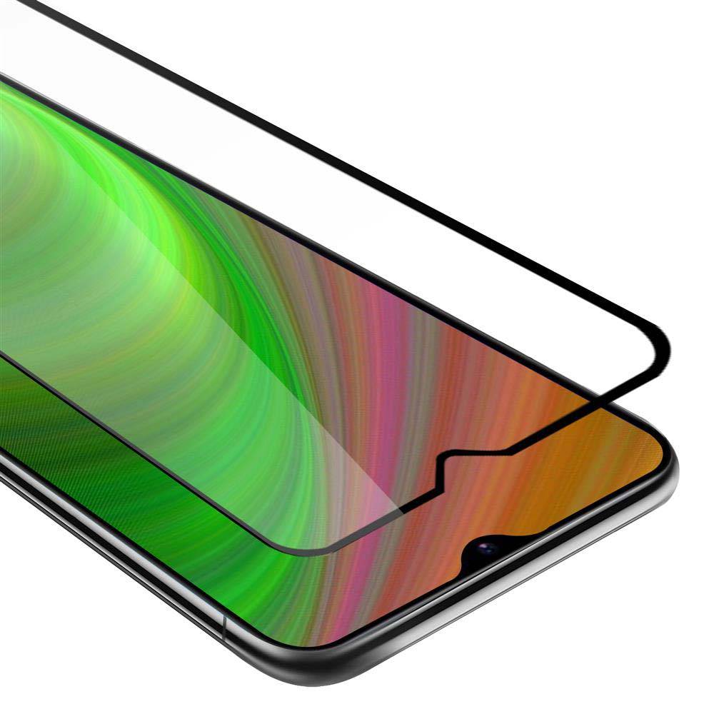Cadorabo Panzerfolie für Samsung Galaxy M30s Schutzfolie in Schwarz Vollbild Folie Tempered Display Schutzglas