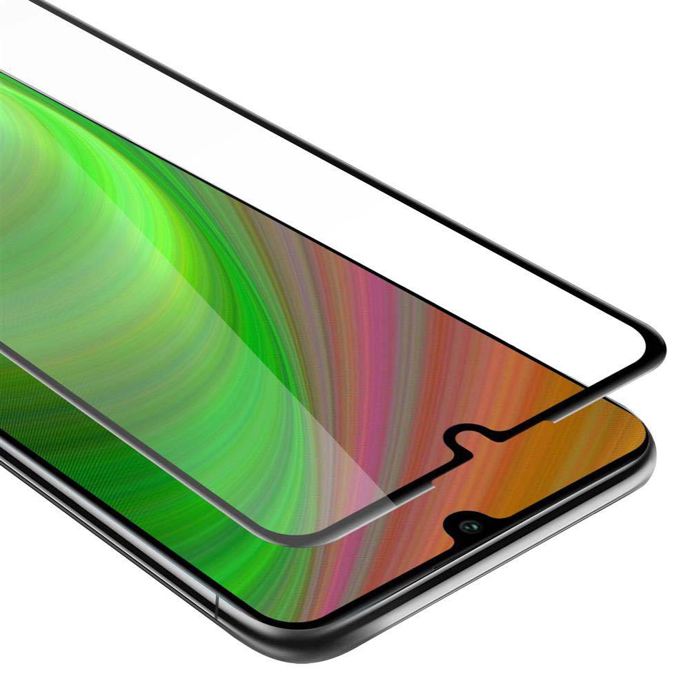 Cadorabo Panzerfolie für Huawei P30 LITE Schutzfolie in Schwarz Vollbild Folie Tempered Display Schutzglas