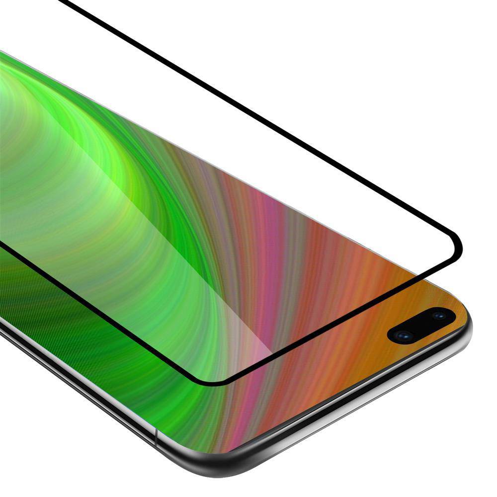 Cadorabo Panzerfolie für Huawei P40 Schutzfolie in Weiß Vollbild Folie Tempered Display Schutzglas