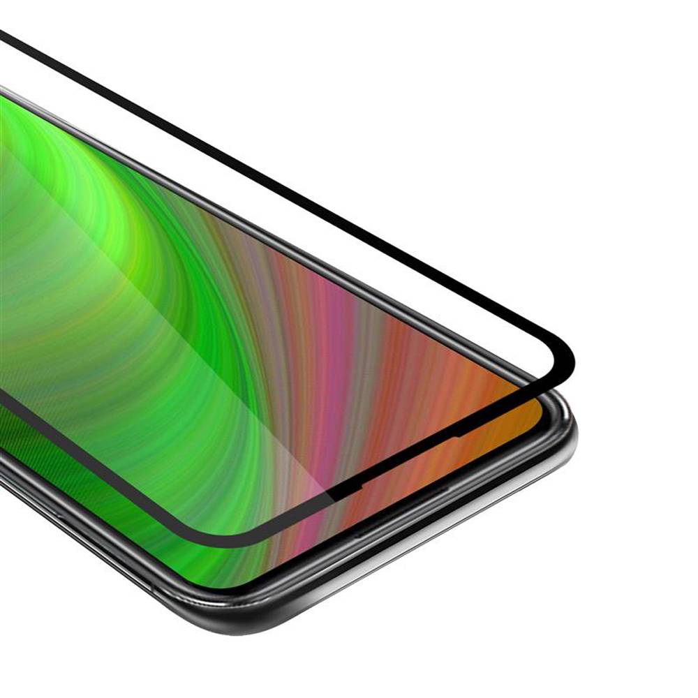 Cadorabo Panzerfolie für Huawei P40 lite/nova 7i Schutzfolie in Weiß Vollbild Folie Tempered Display Schutzglas