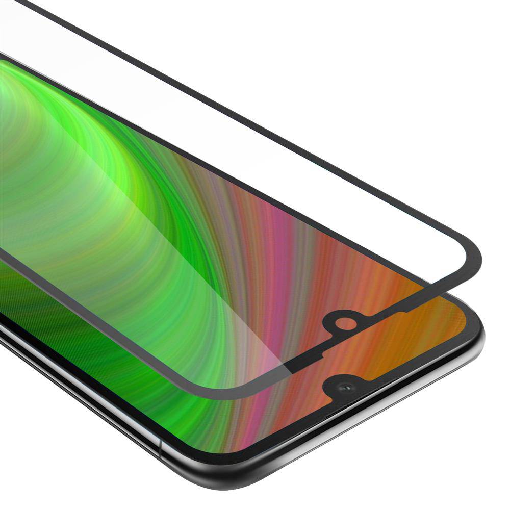 Cadorabo Panzerfolie für Huawei Y5 2019 Schutzfolie in Schwarz Vollbild Folie Tempered Display Schutzglas