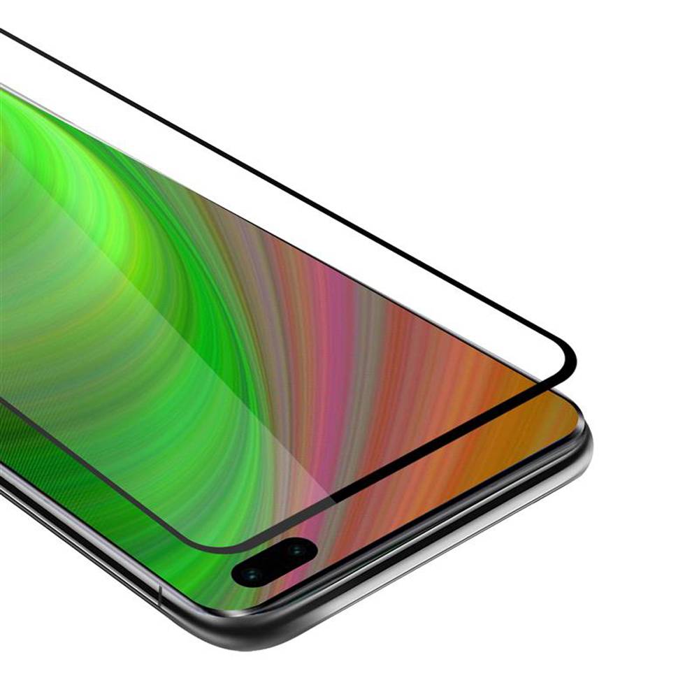 Cadorabo Panzerfolie für Honor 30 pro Schutzfolie in Weiß Vollbild Folie Tempered Display Schutzglas