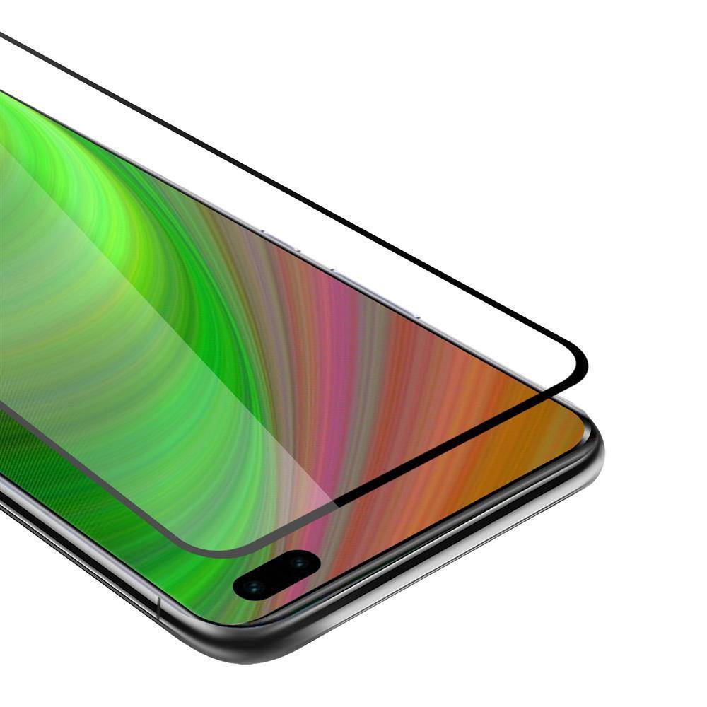 Cadorabo Panzerfolie für Honor 30 pro+ Schutzfolie in Weiß Vollbild Folie Tempered Display Schutzglas